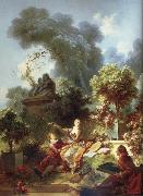 Jean-Honore Fragonard The Lover Crowned USA oil painting artist